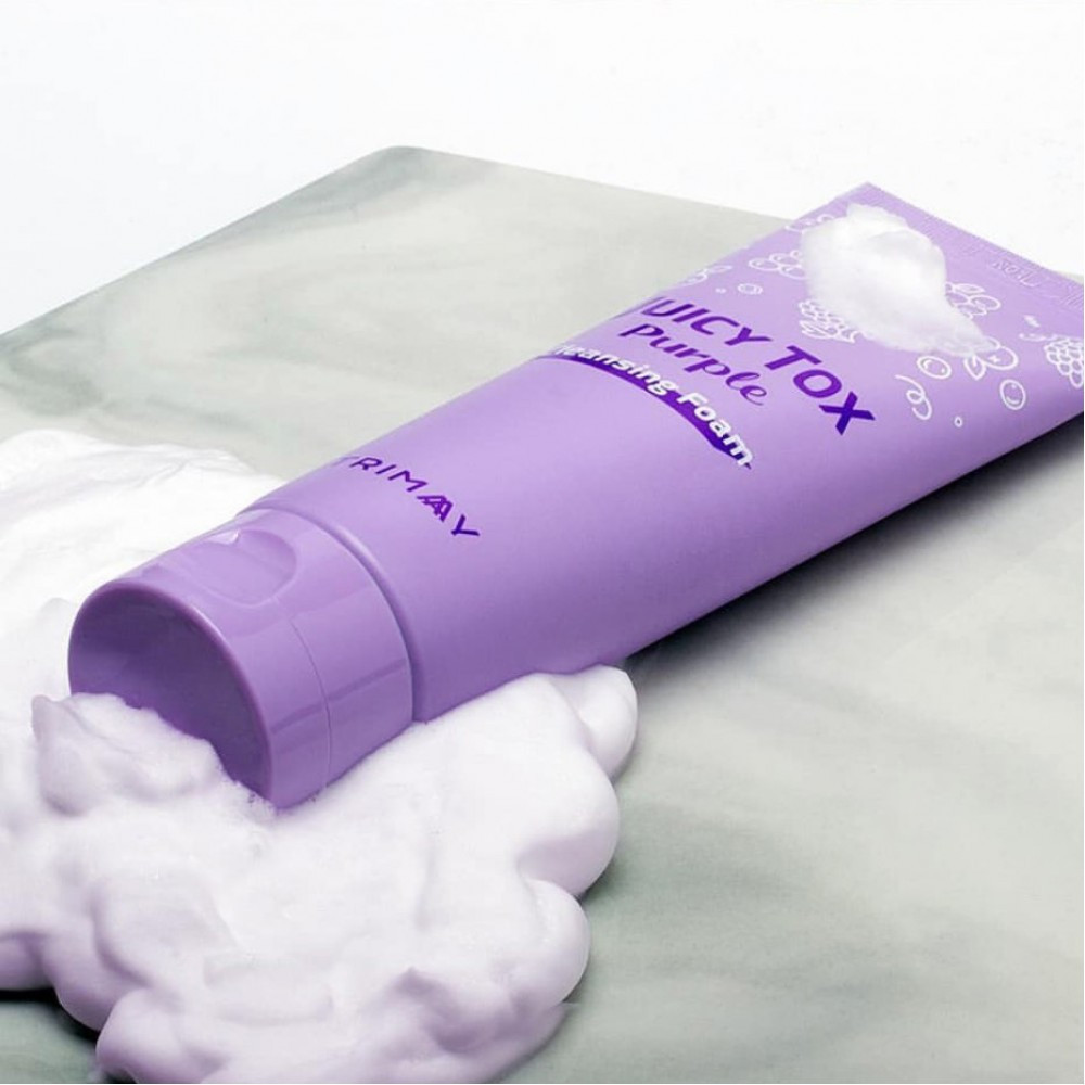 Пенка для умывания Trimay Juicy Tox Purple Cleansing Foam 120 мл - фото
