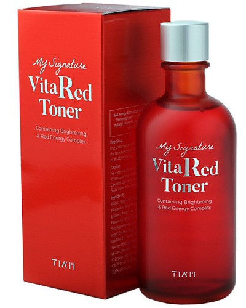  Тонер с витаминами и ниацинамидом TIAM My Signature Vita Red Toner 130 мл - фото2