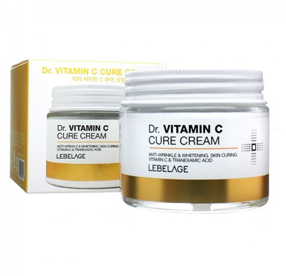 Обновляющий крем с витамином C Lebelage Dr. Vitamin C Cure Cream 70 ml - фото3