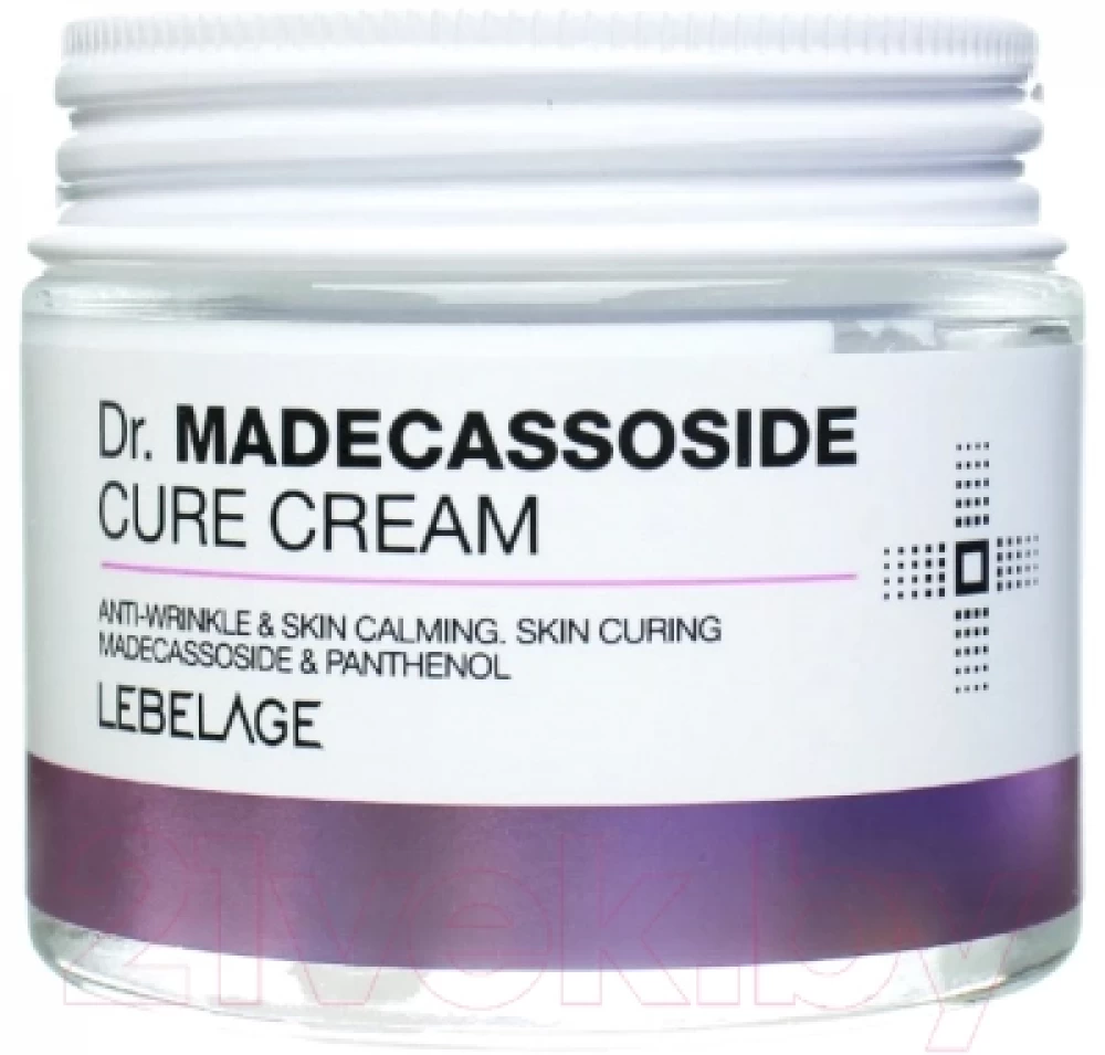 КРЕМ ДЛЯ ЛИЦА УСПОКАИВАЮЩИЙ С МАДЕКАССОСИДОМ LEBELAGE DR. MADECASSOSIDE CURE CREAM 70 ml - фото