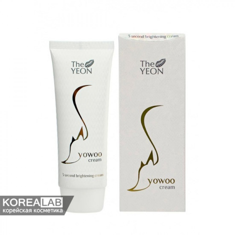 Мгновенно выравнивающий и осветляющий тон кожи крем THE YEON Yo Woo Cream - 100ml - фото2