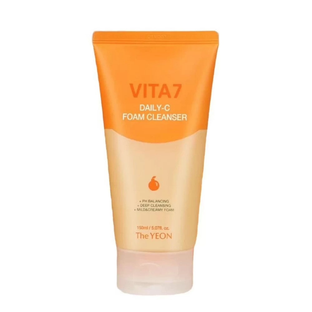 Пенка для умывания с витаминами The Yeon Vita7 Daily-C Foam Cleanser 30 ml - фото