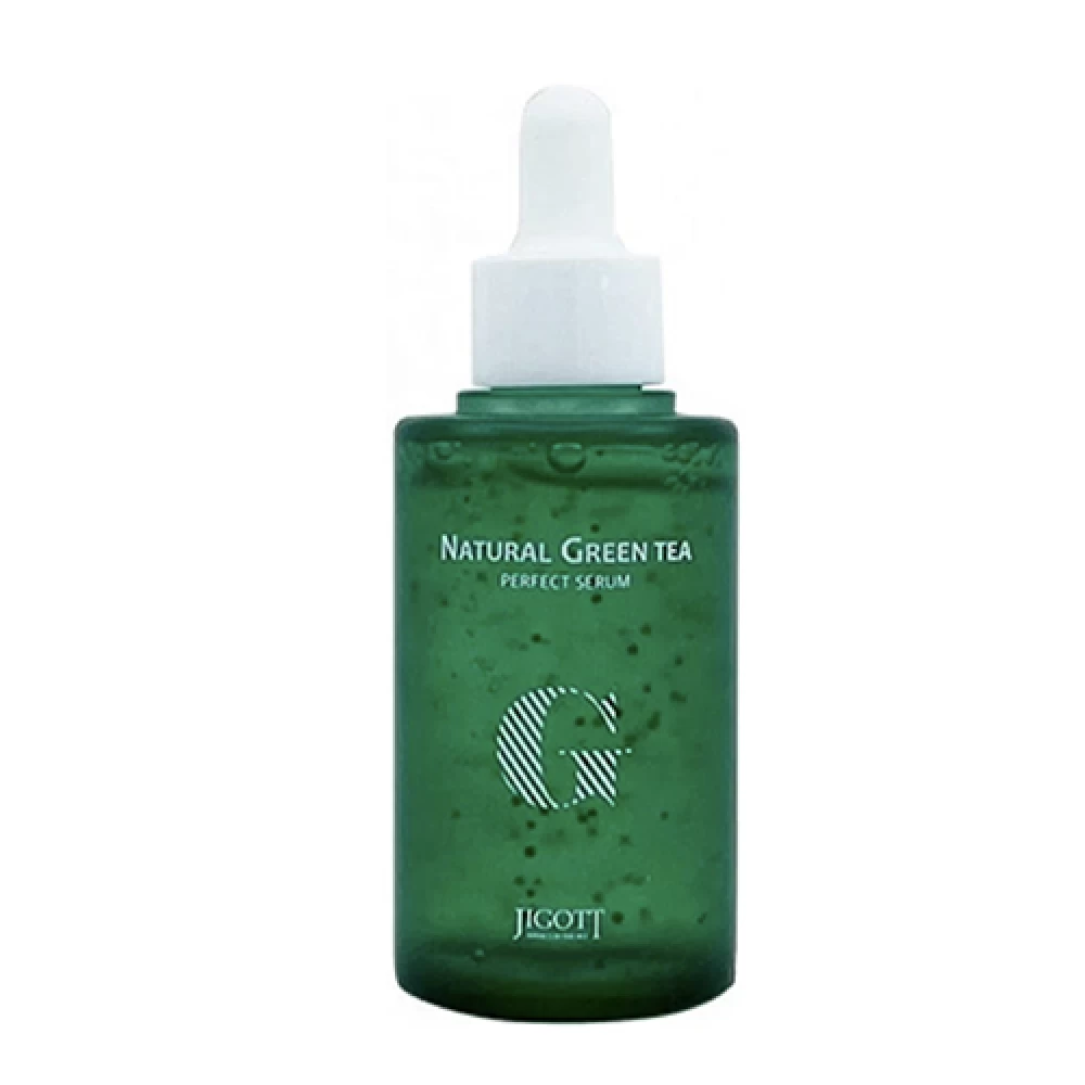 Сыворотка для лица с экстрактом зеленого чая Jigott Natural Green Tea Perfect Serum 50 ml - фото2
