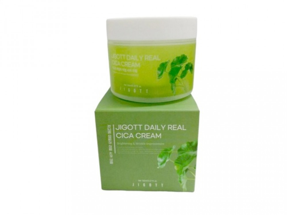  Крем для лица с азиатской центеллой Jigott Daily Real Cica Cream 150 ml - фото2