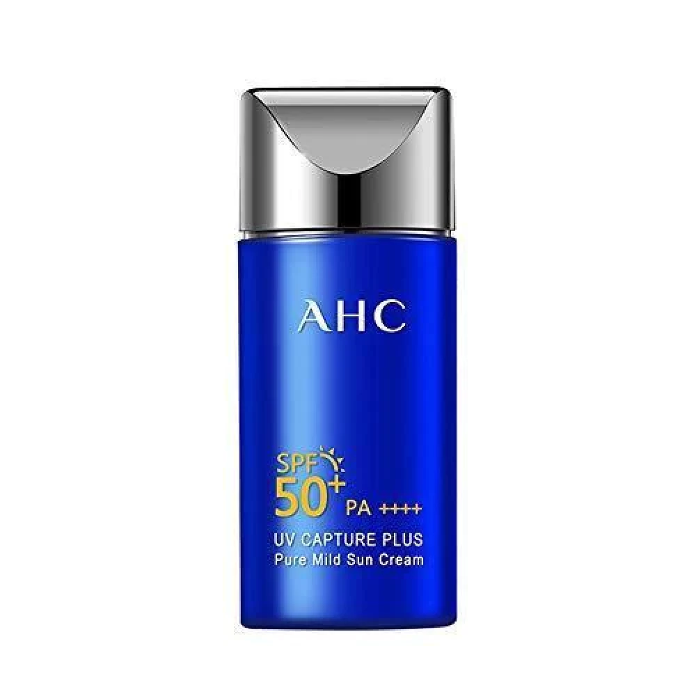 Лёгкий солнцезащитный крем AHC UV Capture Plus Pure Mild Sun Cream SPF 50+ PA++++ 50 ml - фото