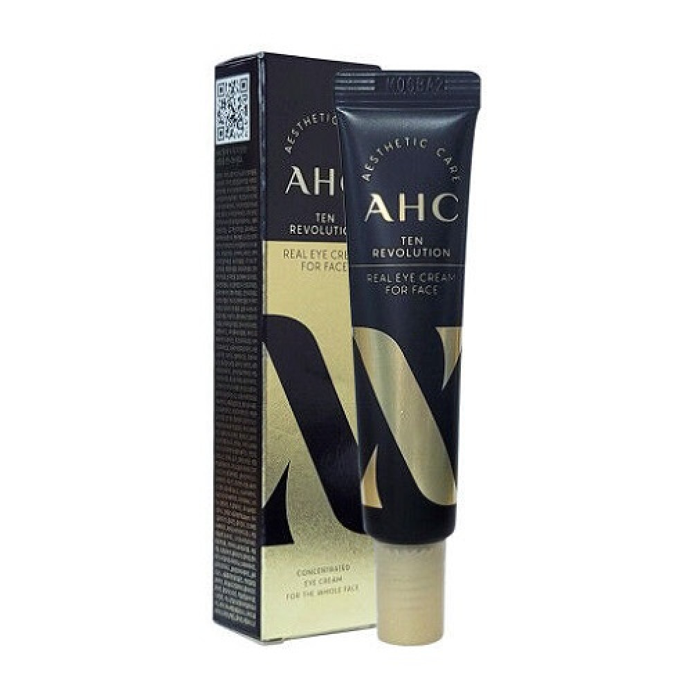 AHC Антивозрастной крем для век с эффектом лифтинга Ten Revolution Real Eye Cream For Face 12 ml - фото2