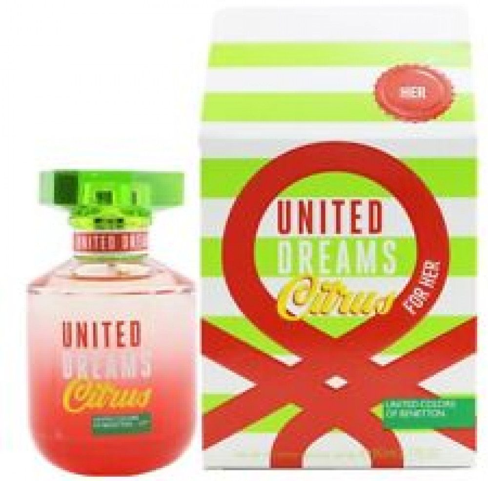 Туалетная вода United Colors of Benetton United Dreams Citrus for HER для женщин 80ml - фото2