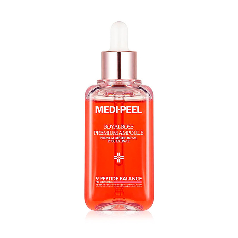 MEDI-PEEL Сыворотка для лица антивозрастная с экстрактом розы Royal Rose Premium Ampoule 100ml - фото2