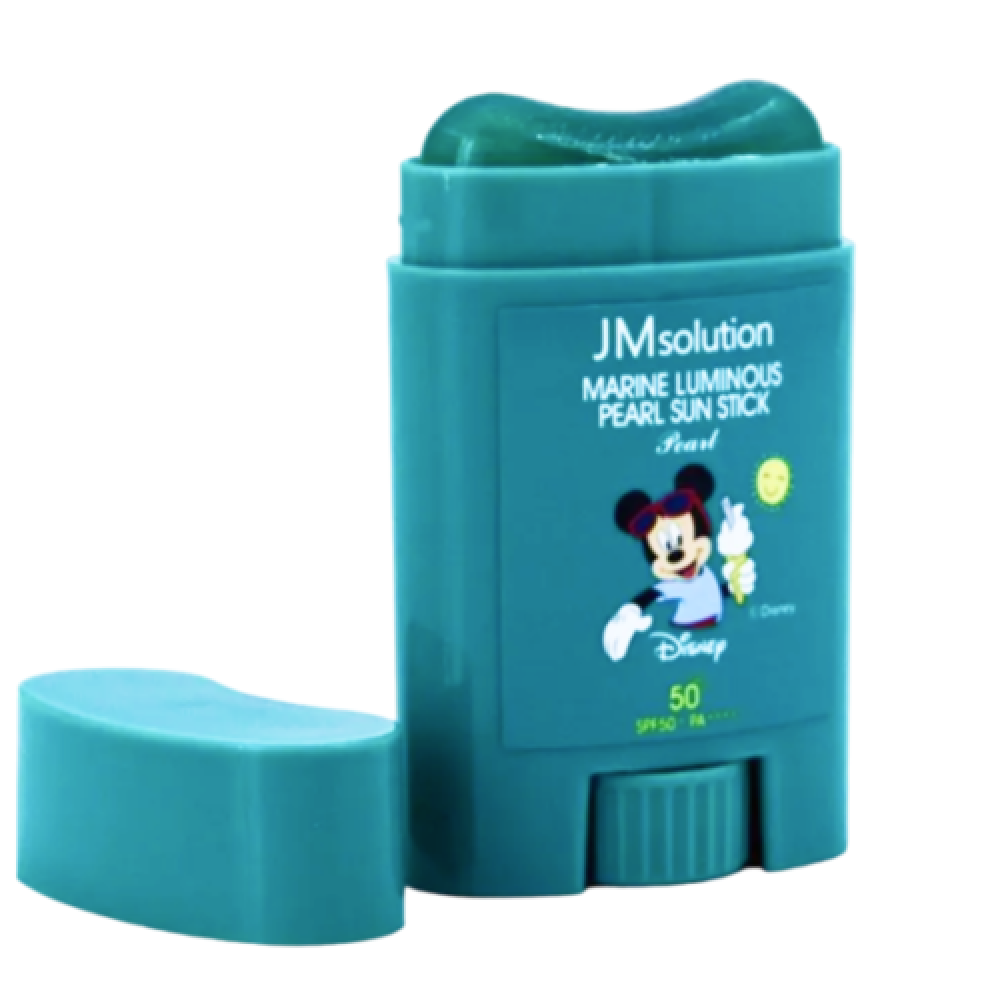 JMsolution Солнцезащитный стик с жемчугом SPF50 PA+++ Disney Mickey Marine Luminous Pearl Sun Stick 21гр - фото2