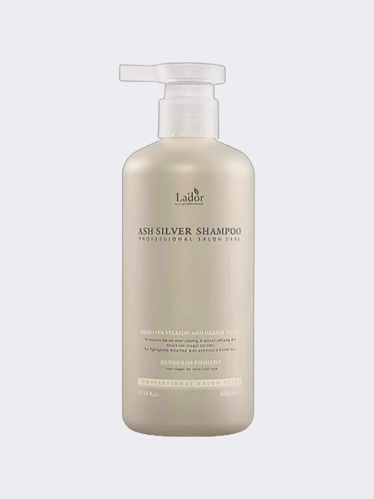 Шампунь для обесцвеченных волос LA'DOR ASH SILVER SHAMPOO 300ml - фото