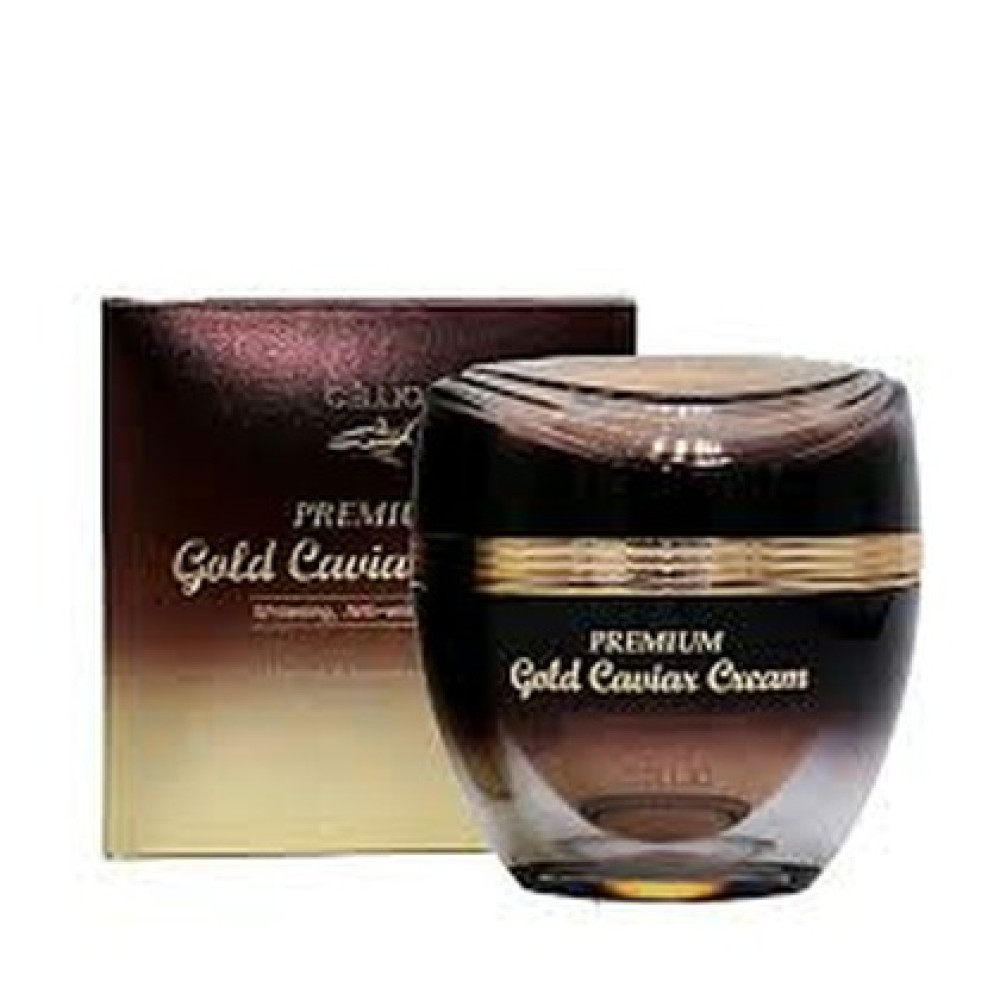 Крем для лица  с экстрактом икры и золота CELLIO PREMIUM GOLD CAVIAR CREAM 50ml - фото2