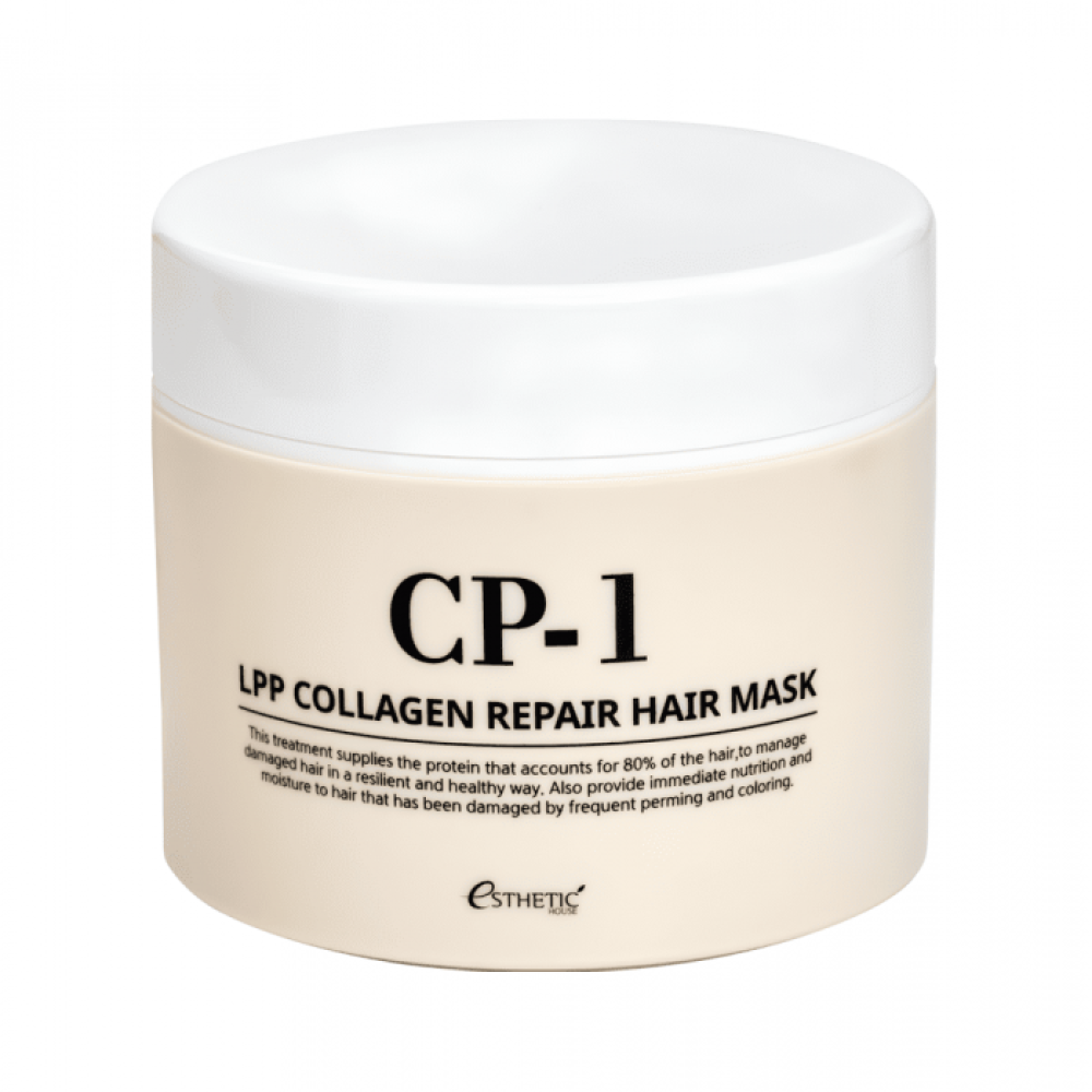 ESTHETIC HOUSE Восстанавливающая маска CP-1 LPP COLLAGEN REPAIR HAIR MASK 300ml - фото