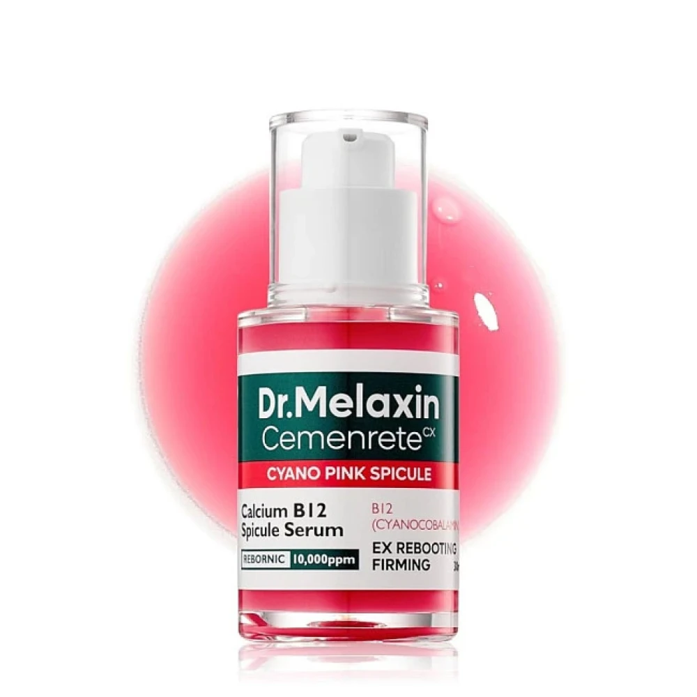 Сыворотка с микроспикулами Dr.Melaxin Cemenrete Cyano Pink Spicule Serum 30 мл - фото