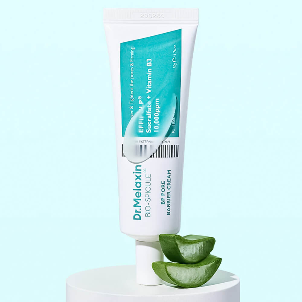 Подтягивающий крем для сужения пор с биоспикулами Dr.Melaxin BP Pore Barrier Cream - фото