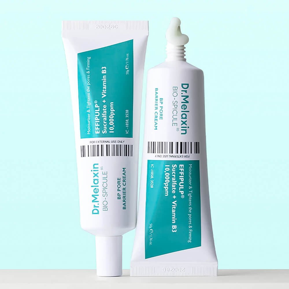 Подтягивающий крем для сужения пор с биоспикулами Dr.Melaxin BP Pore Barrier Cream - фото2