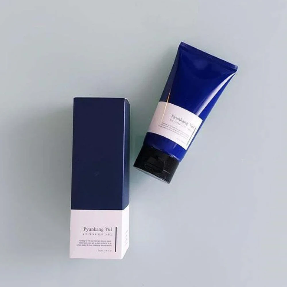 Крем для лица гипоаллергенный увлажняющий Pyunkang Yul Ato Cream Blue Label 120ml - фото2