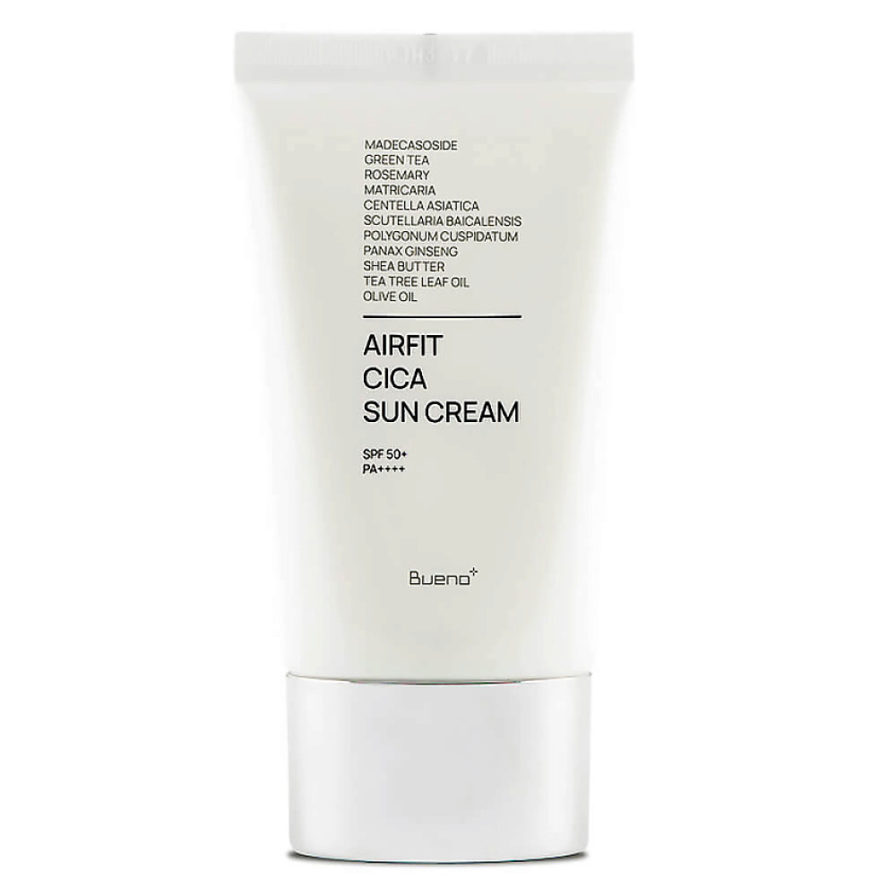 Крем солнцезащитный с центеллой азиатской Bueno AirFit Cica Sun Cream 50ml - фото