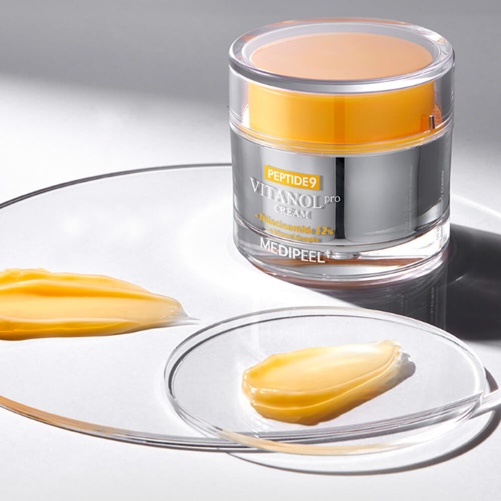 Лифтинг-крем с пептидами и 12% ниацинамида для ровного тона Peptide9 Vitanol PRO Cream,50г - фото3