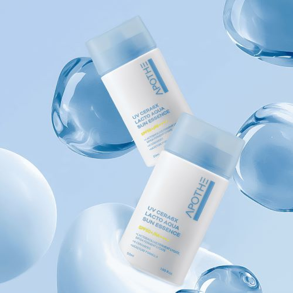 СОЛНЦЕЗАЩИТНАЯ ЭССЕНЦИЯ ДЛЯ ЛИЦА APOTHE UV CERA 6X LACTO AQUA SUN ESSENCE SPF50+PA++++ 50 МЛ - фото2
