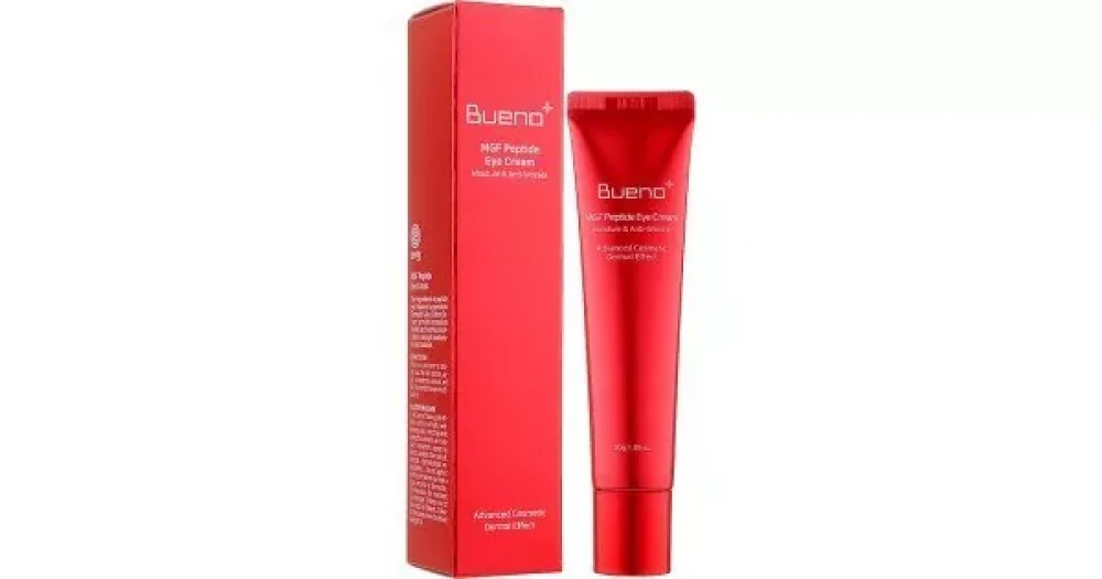 Крем для век регенерирующий с пептидами Bueno MGF Peptide Eye Cream Plus 30ml - фото2