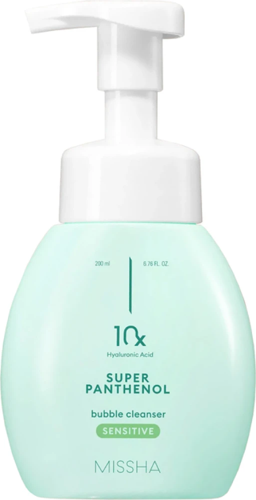 Пенка для умывания MISSHA Super Panthenol Bubble Cleanser Sensitive 200ml - фото