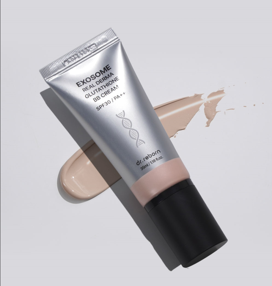 BB-крем с экзосомами и глутатионом DR.REBORN EXOSOME REAL DERMA GLUTATHIONE BB CREAM SPF30(35 мл) - фото2