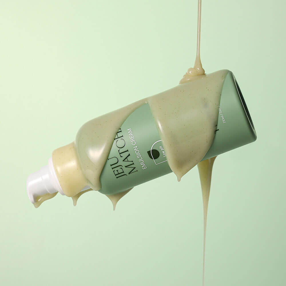 Успокаивающий крем-эмульсия с чаем матча Trimay Jeju Matcha Low pH Soothing Emulsion Cream - фото2, картинка2 Успокаивающий крем-эмульсия с чаем матча Trimay Jeju Matcha Low pH Soothing Emulsion Cream - фото2