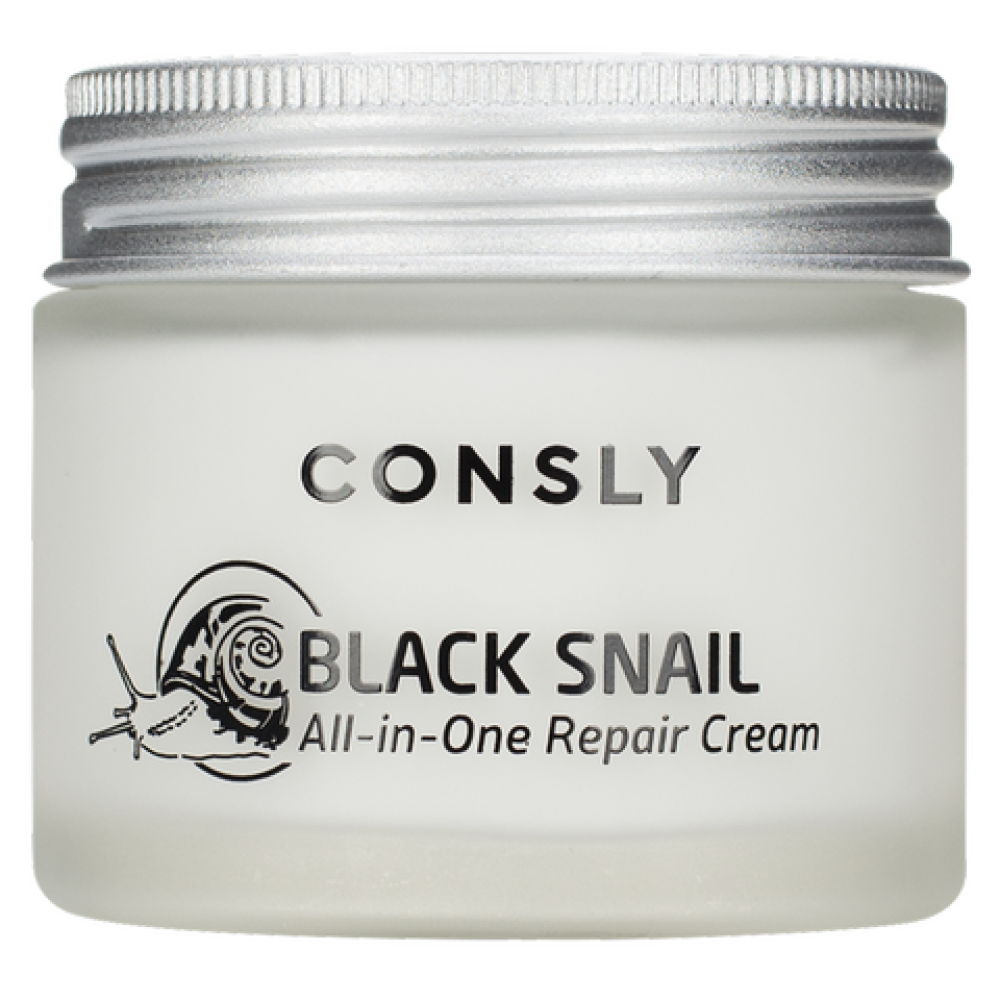 Крем для лица многофункциональный восстанавливающий с муцином черной улитки Black Snail All-In-One Repair Cream 70ml - фото2