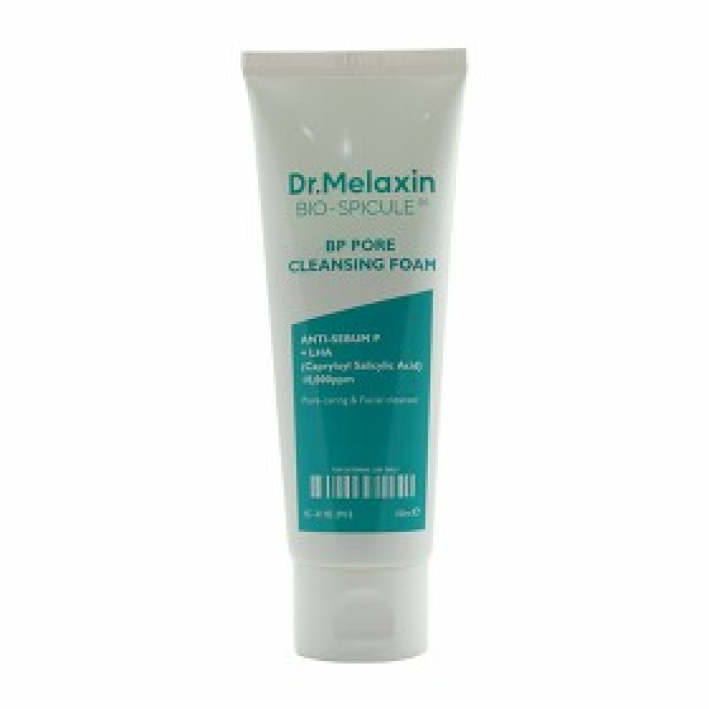 Пенка для лица очищающая с биоспикулами для ухода за порами Dr. Melaxin BP Pore Core Cleansing Foam 100ml - фото2