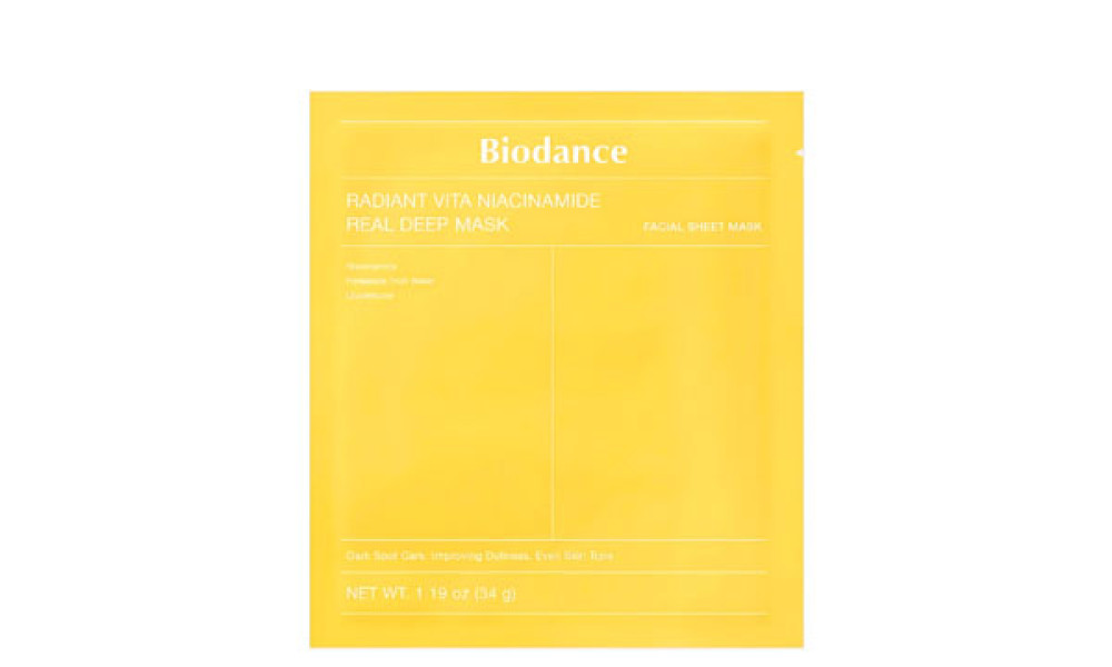 Biodance Маска гидрогелевая с витамином С и ниацинамидом Biodance Radiant Vita Niacinamide Real Deep Mask - фото