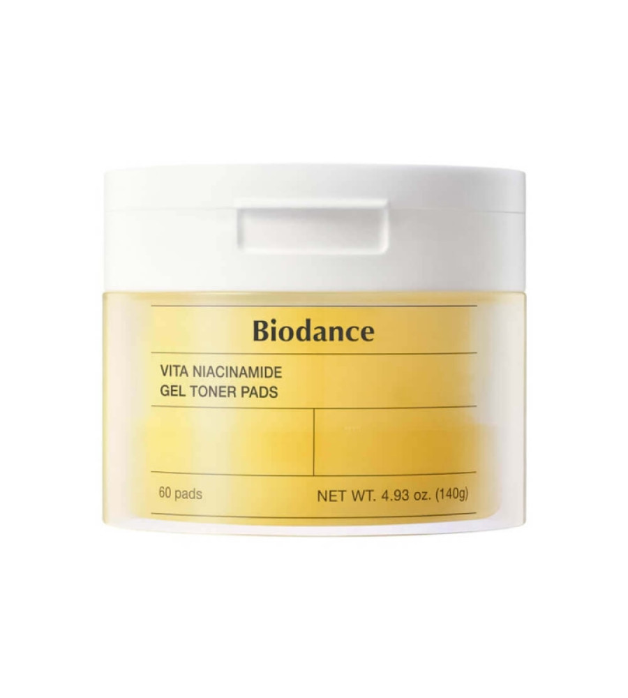 BIODANCE Тонер-пэды с витамином С и ниацинамидом Vita Niacinamide Gel Pads 60шт - фото