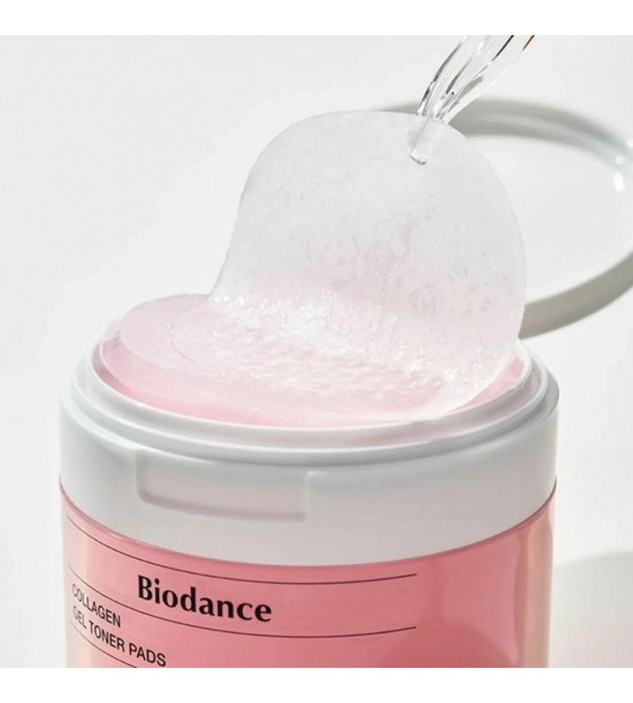 BIODANCE Тонер-пэды для лица увлажняющие с коллагеном Collagen Gel Toner Pads 60шт - фото4
