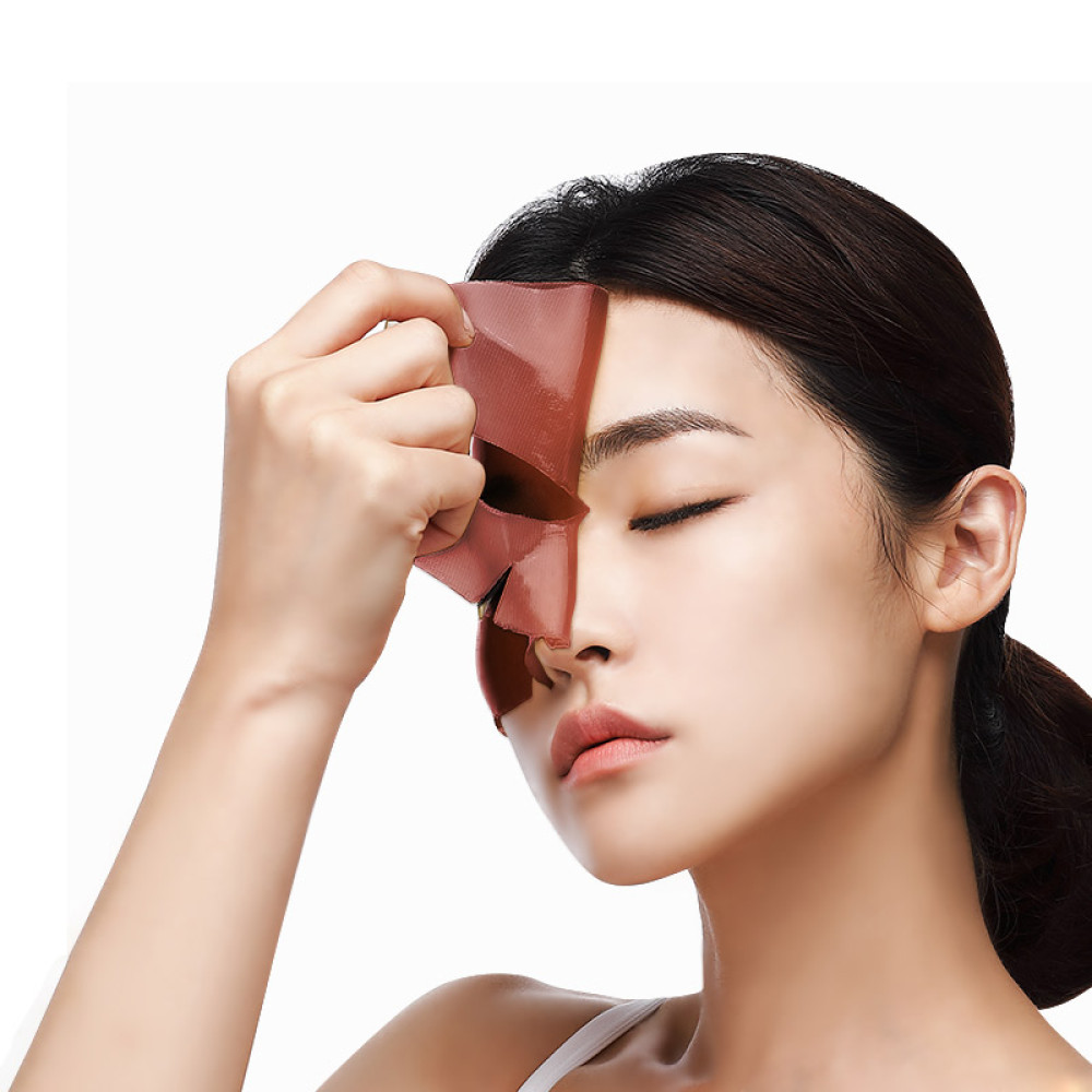 PETITFEE Гидрогелевая маска КАКАО Cacao Energizing Hydrogel Face Mask - фото2