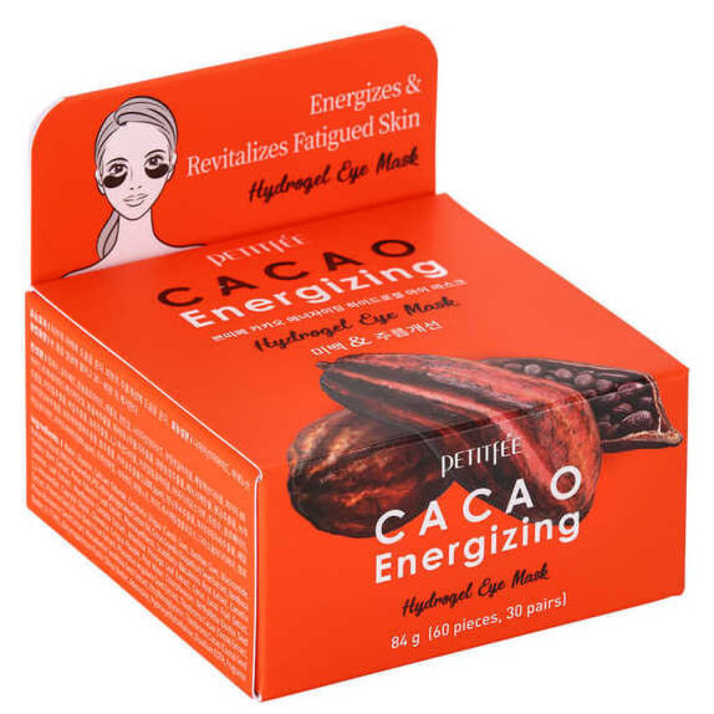 PETITFEE Патчи Cacao Energizing Hydrogel Eye Mask  - фото