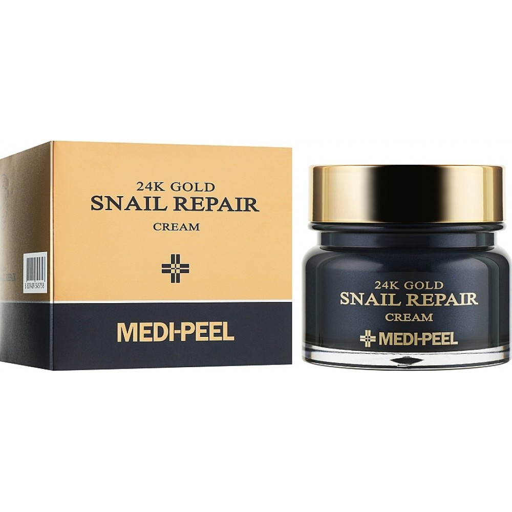 MEDI-PEEL Крем для лица с золотом и муцином улитки 24k Gold Snail Repair Cream 50ml - фото2