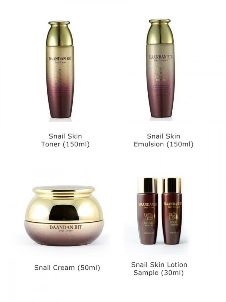 Набор уходовый для лица с улиткой Jigott Daandan Bit Royal Premium Snail 3Set - фото2