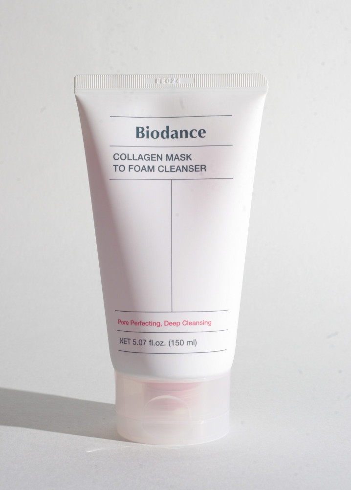 BIODANCE Пенка-маска для умывания с коллагеном Collagen Moisture Mask-To-Foam Cleanser 150ml - фото