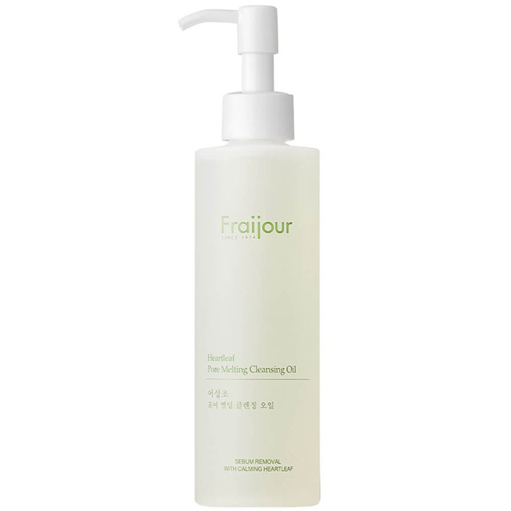 Fraijour Гидрофильное масло для чувствительной кожи с хауттюйнией Heartleaf Pore Melting Cleansing Oil 210 мл - фото