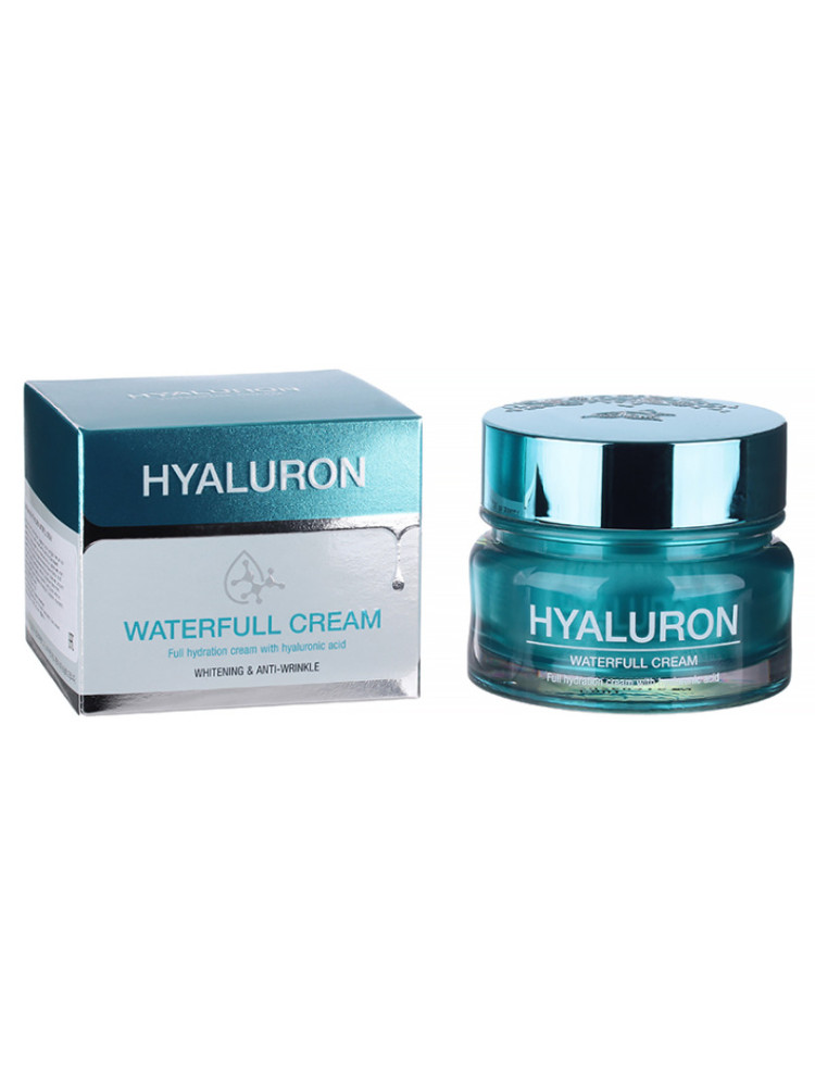 Крем для лица увлажняющий с гиалуроновой кислотой GIINSU HYALURON WATERFULL CREAM 60 мл - фото2