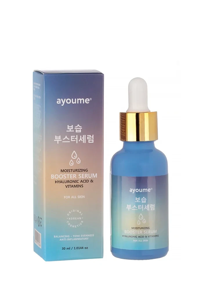 Сыворотка AYOUME Moisturizing BOOSTER SERUM - Hyaluronic Acid & Vitamins 30ml - фото