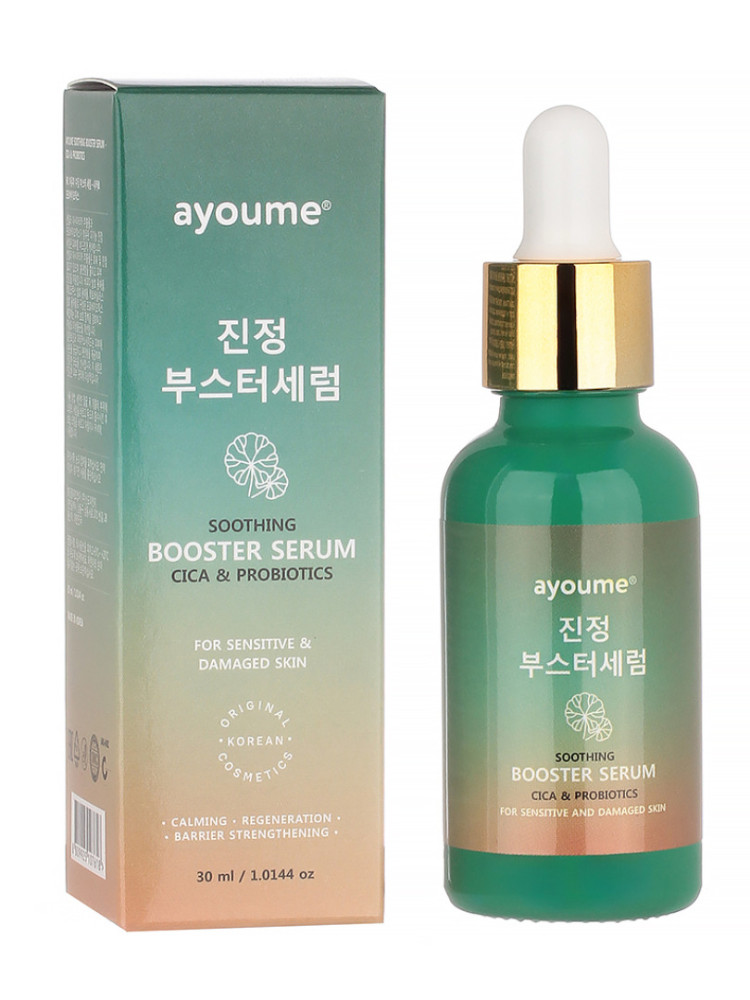 Сыворотка AYOUME Soothing BOOSTER SERUM - Cica & Probiotics 30ml - фото2
