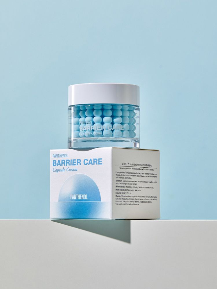 Крем капсульный с пантенолом DR.CELLIO BARRIER CARE CAPSULE CREAM 80ml - фото