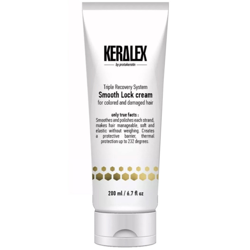 Крем термозащитный разглаживающий Smooth Lock cream Keralex 200 мл - фото