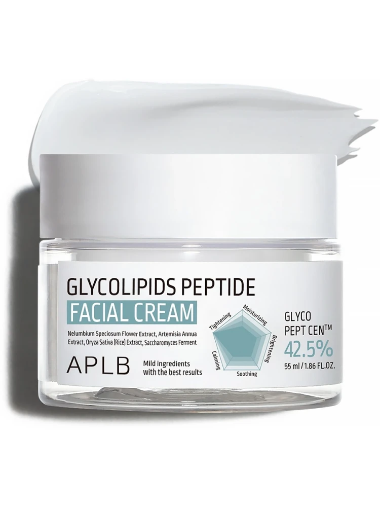 APLB Крем для лица с гликолипидами и пептидами Glycolipids Peptide Facial Cream 55 мл - фото