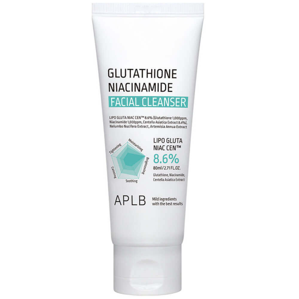 APLB Пенка с глутатионом и ниацинамидом GLUTATHIONE NIACINAMIDE FACIAL CLEANSER 80мл - фото