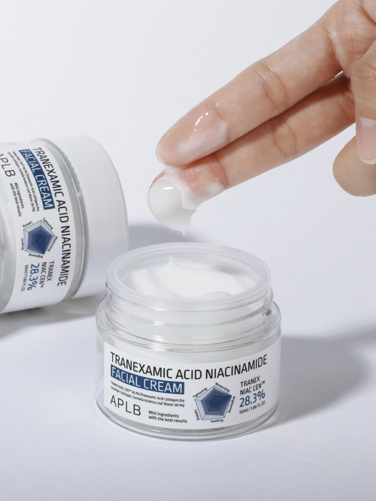 APLB Крем с транексамовой кислотой и ниацинамидом TRANEXAMIC ACID NIACINAMIDE FACIAL CREAM 55мл - фото2