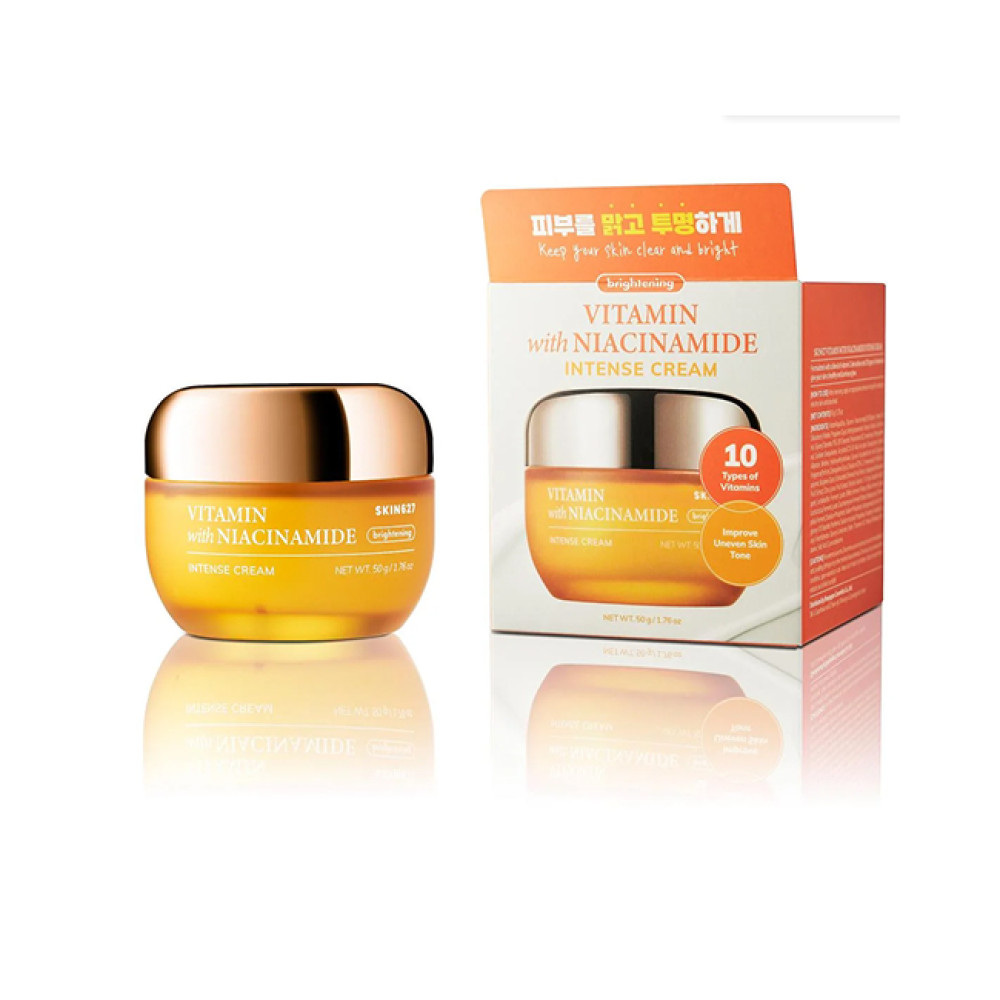 SKIN627 Крем с витаминами и ниацинамидом Vitamin With Niacinamide Intense Cream 50мл - фото2