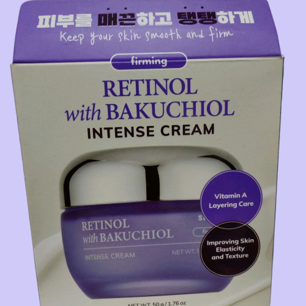 SKIN627 Крем с ретинолом и бакучиолом Retinol With Bakuchiol Intense Cream 50мл - фото2