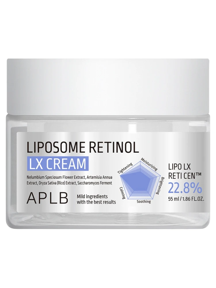 APLB Крем для лица с липосомами и ретинолом LIPOSOME RETINOL LX CREAM 55мл - фото