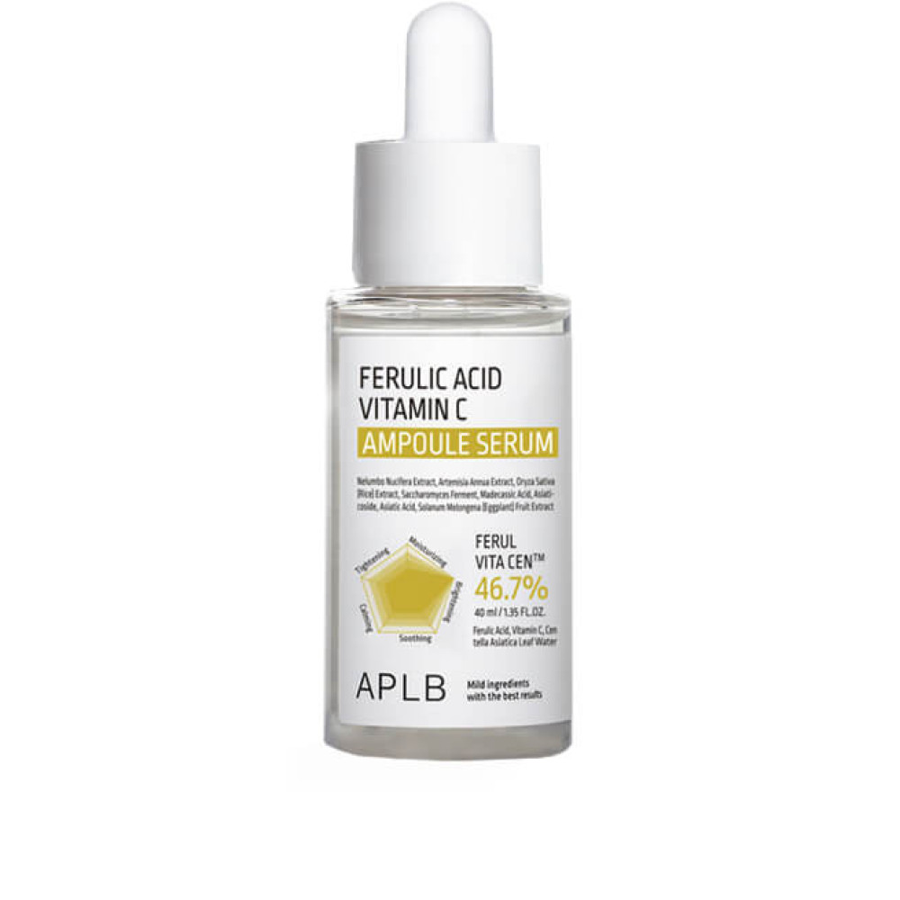 APLB Сыворотка с феруловой кислотой и витамином С FERULIC ACID VITAMIN C AMPOULE SERUM 40мл - фото2